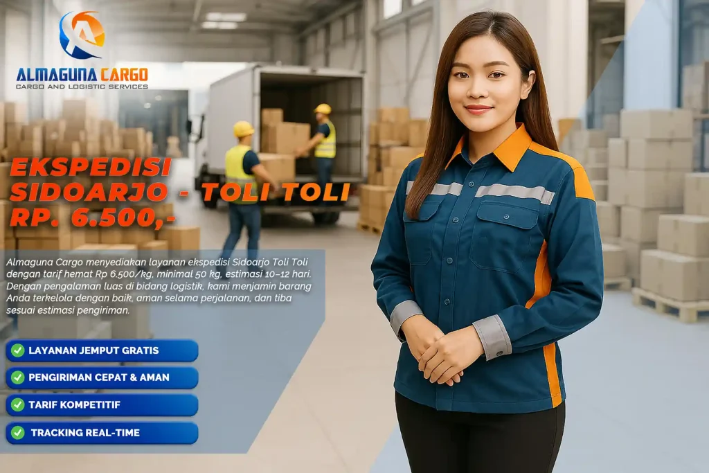 Ekspedisi Sidoarjo ToliToli Termurah