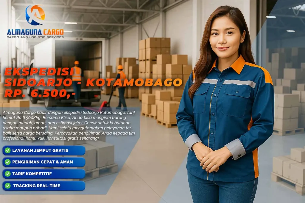 Ekspedisi Sidoarjo Kotamobagu Termurah