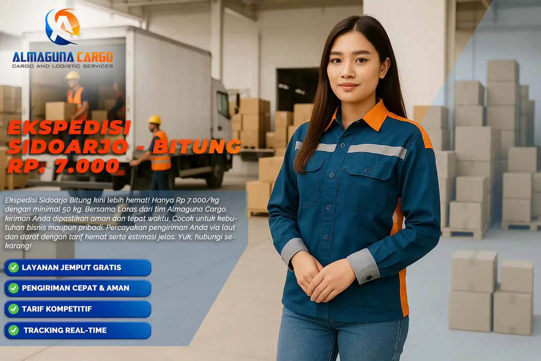 Ekspedisi Sidoarjo Bitung Nomor 1