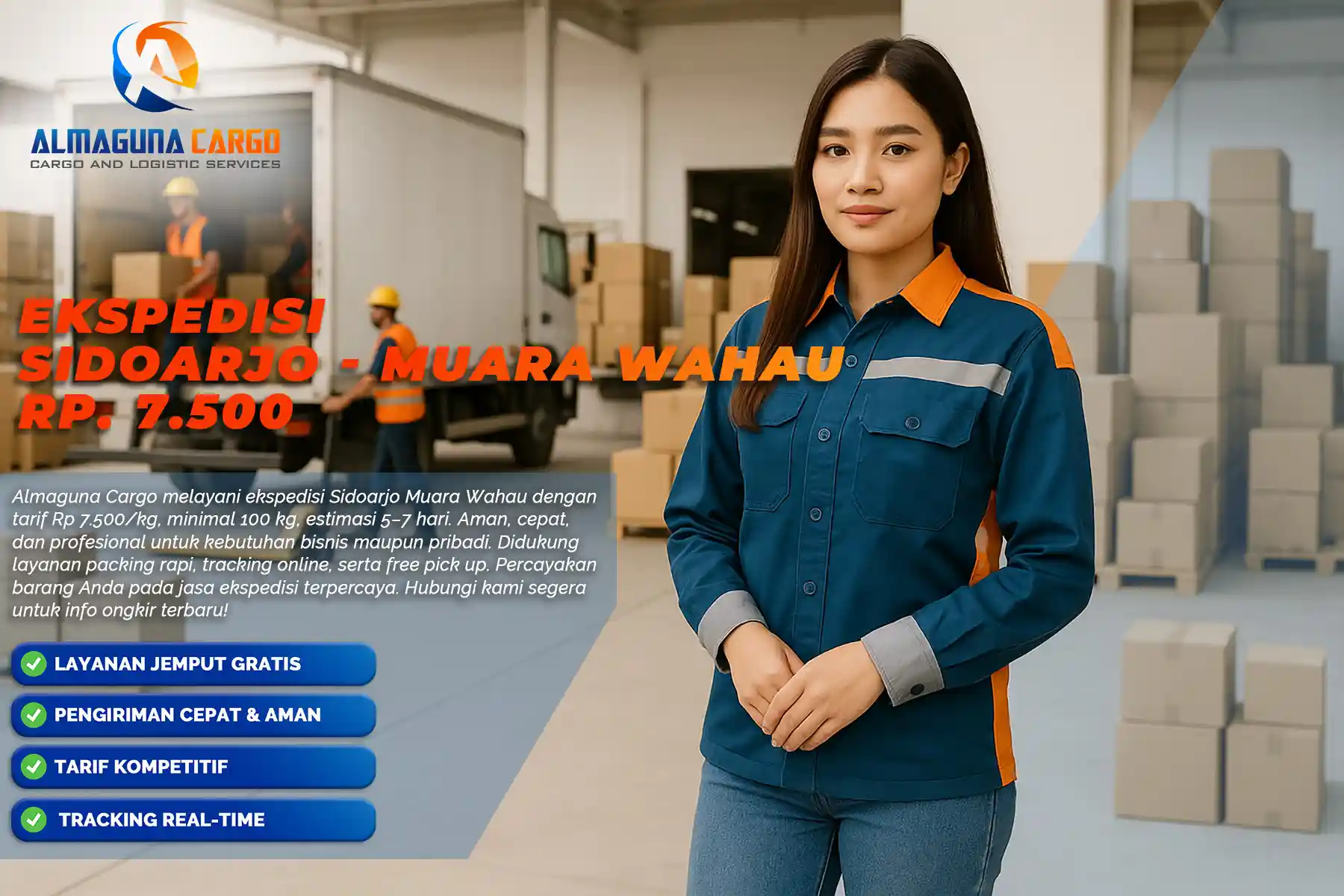 Ekspedisi Sidoarjo Muara Wahau Termurah 2025