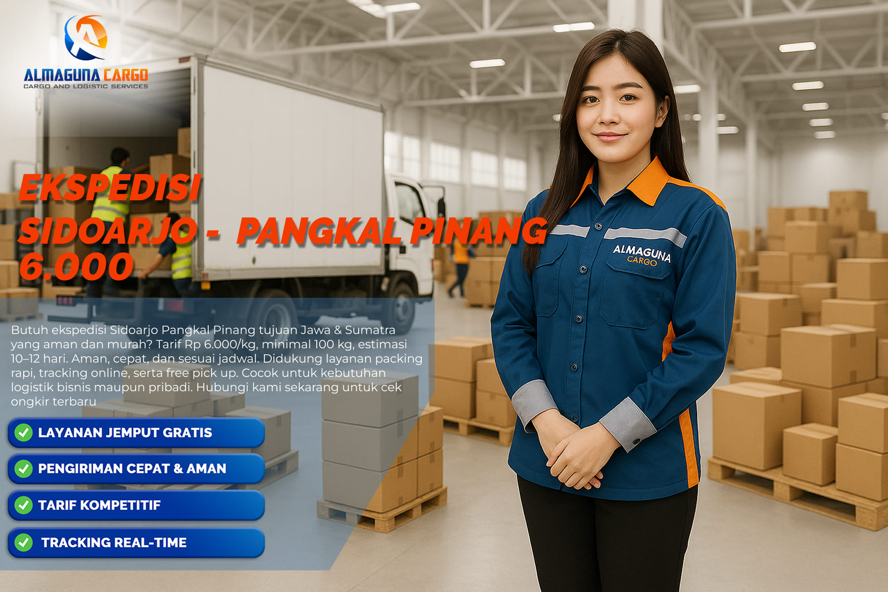 ekspedisi sidoarjo pangkal pinang