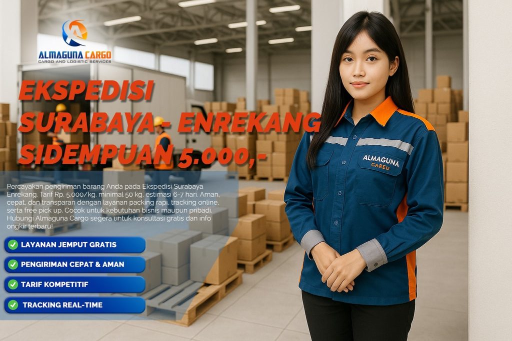 Ekspedisi Surabaya Enrekang 5.000/kg