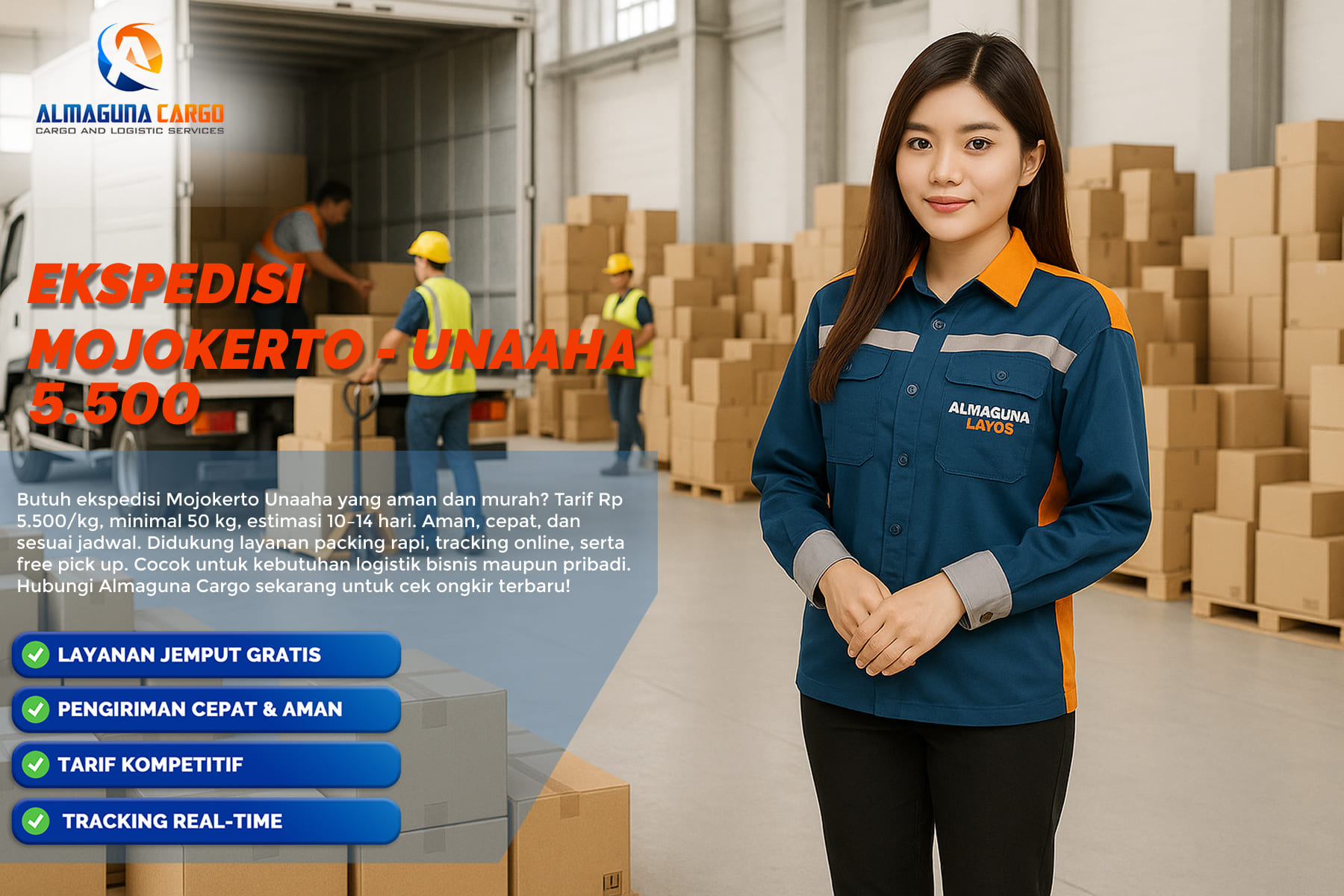 Ekspedisi Mojokerto Unaaha