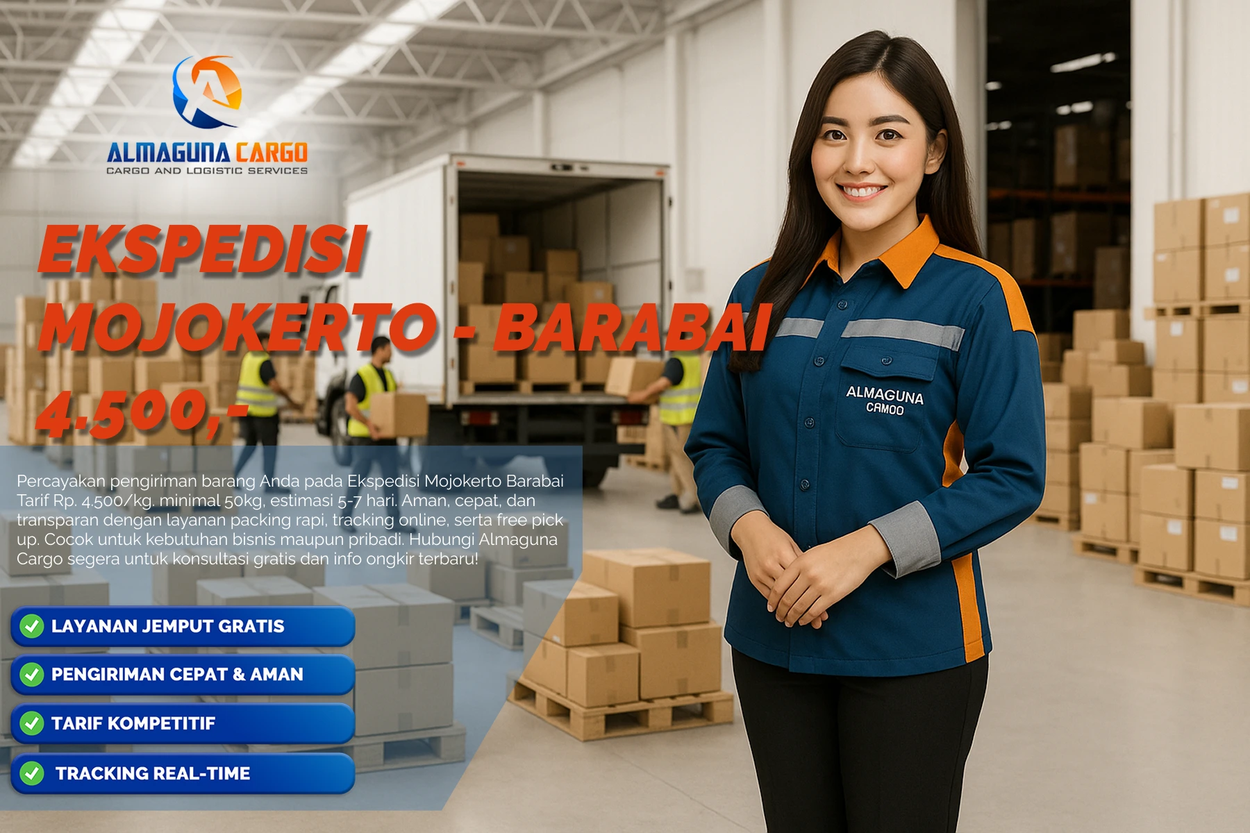 ekspedisi mojokerto barabai no. 1 seindonesia