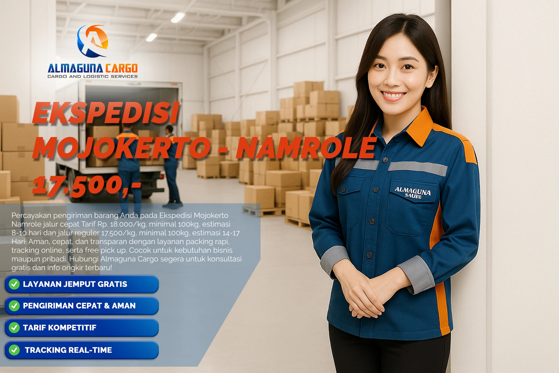 ekspedisi mojokerto namrole