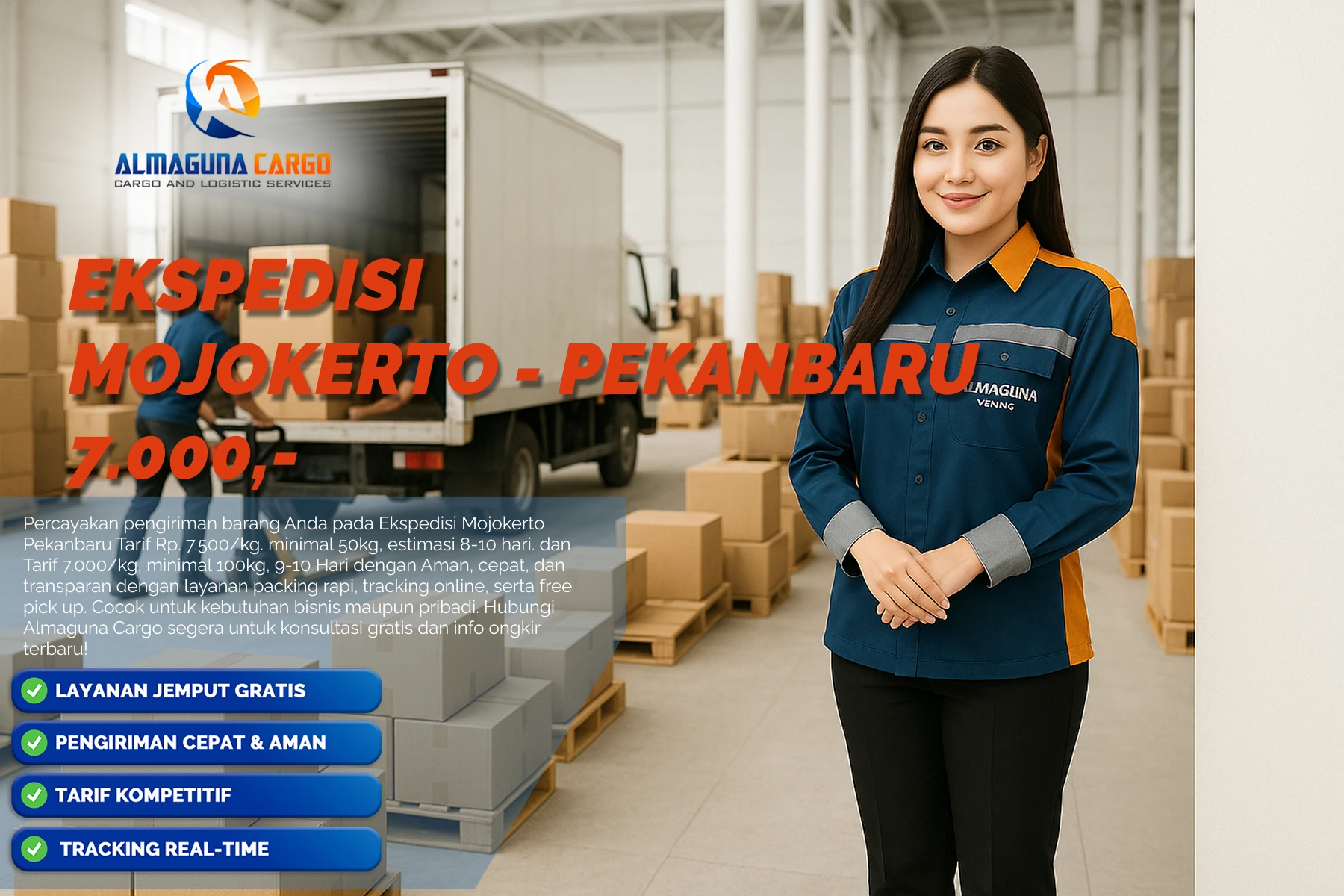 ekspedisi mojokerto pekanbaru