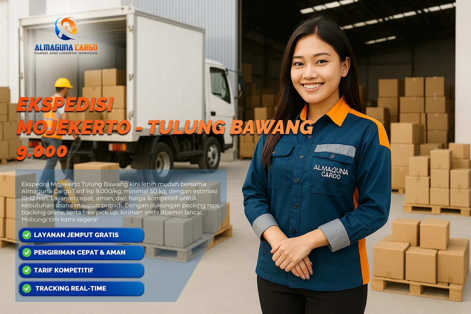 gambar ekspedisi mojokerto tulung bawang