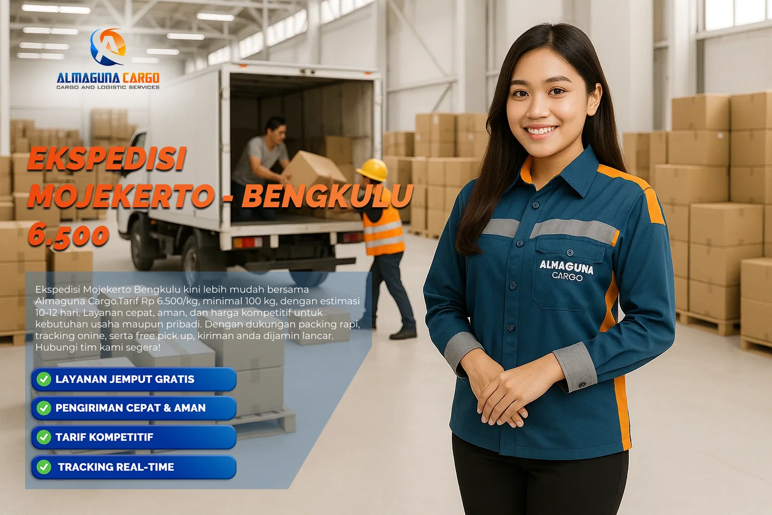 gambar ekspedisi mojokerto bengkulu