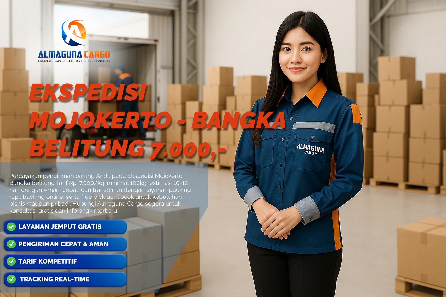 ekspedisi mojokerto bangka belitung terbaik 2025