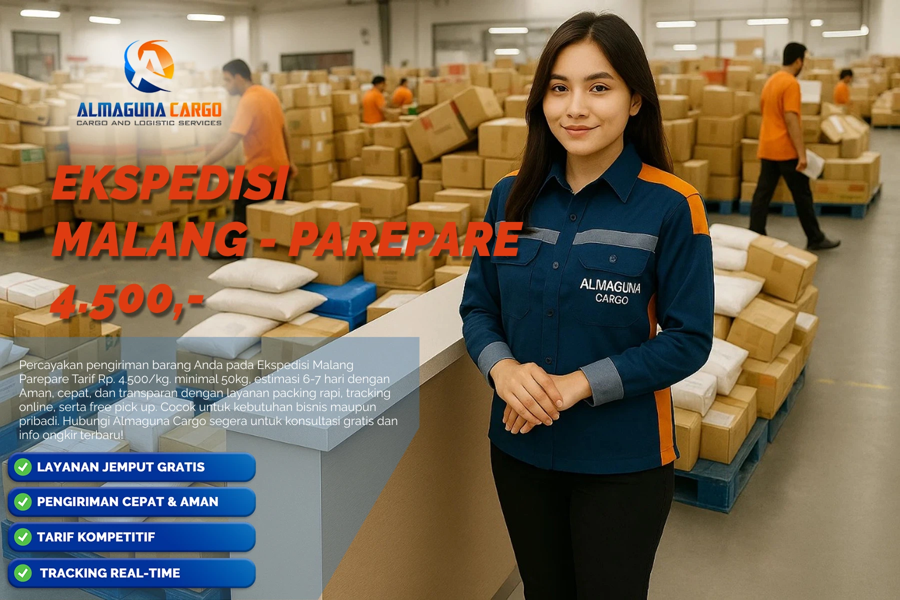 ekspedisi malang parepare