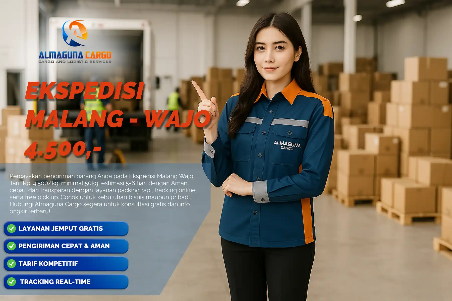 ekspedisi malang wajo terbaik 2025