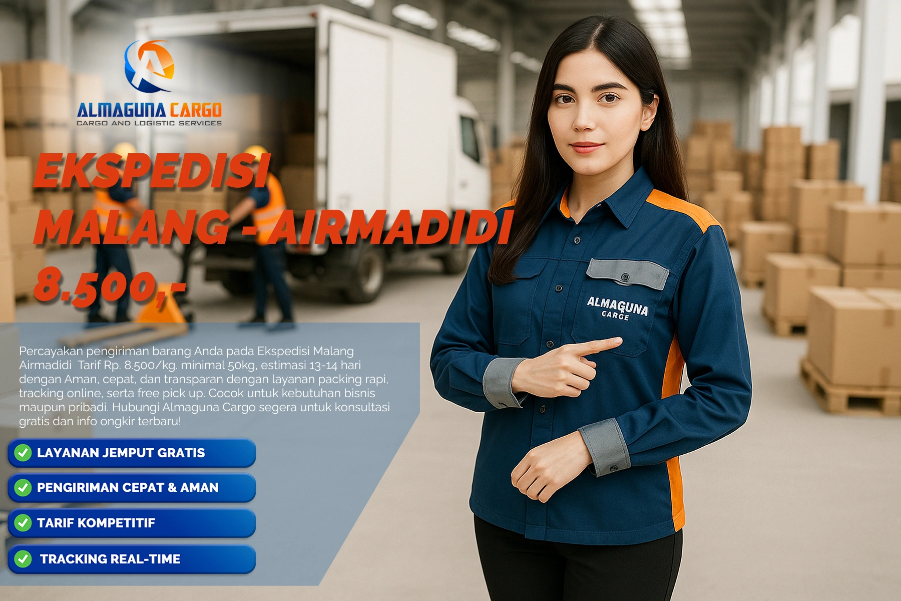 ekspedisi malang airmadidi 2026