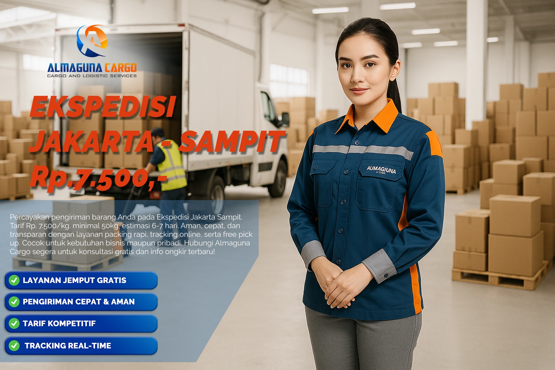 ekspedisi jakarta sampit