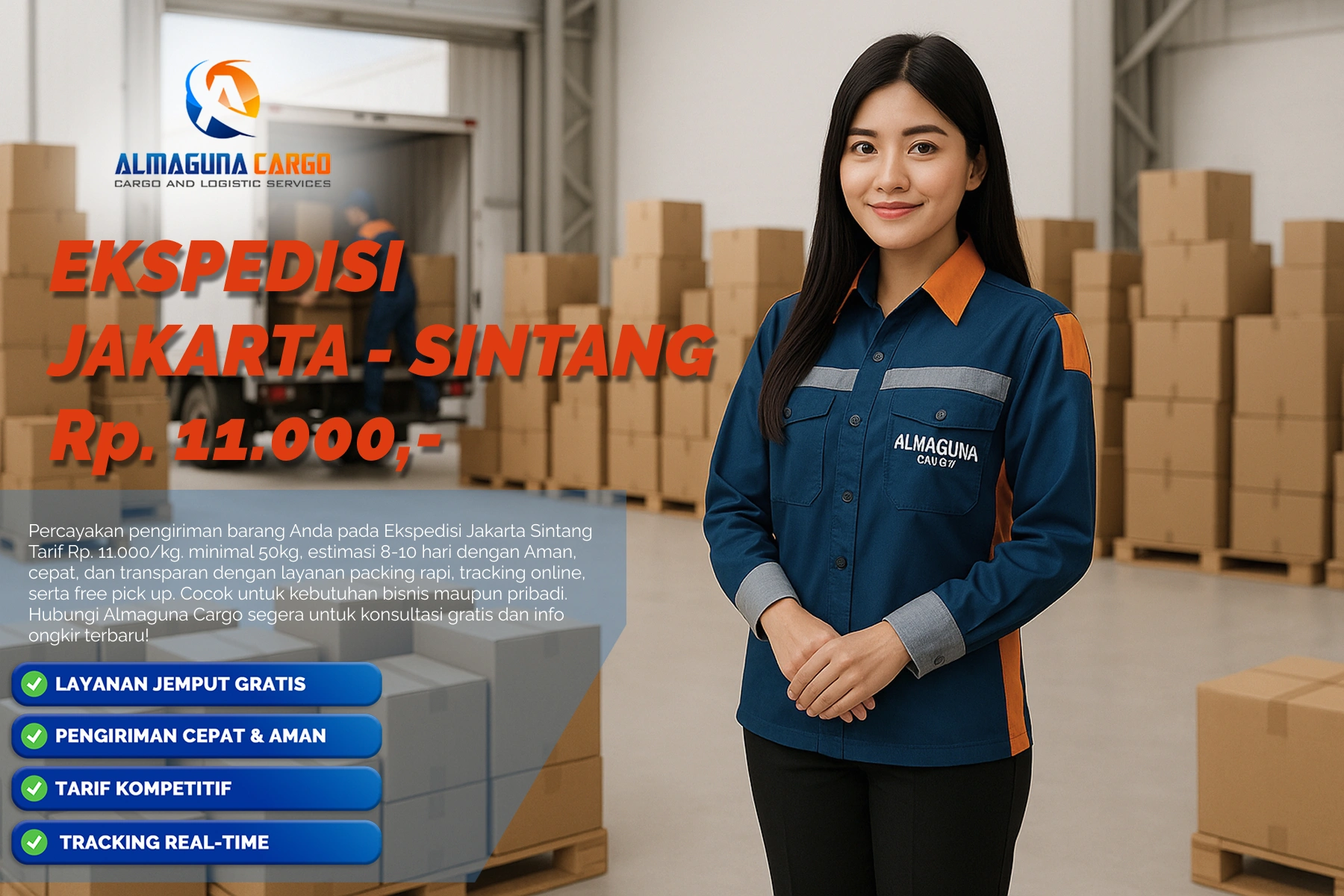 ekspedisi jakarta sintang terpercaya 2026