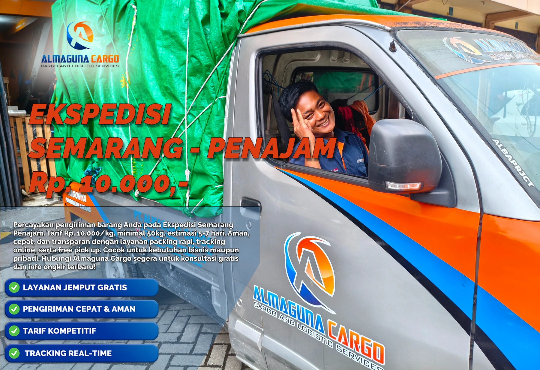 ekspedisi semarang penajam cargo murah dan cepat