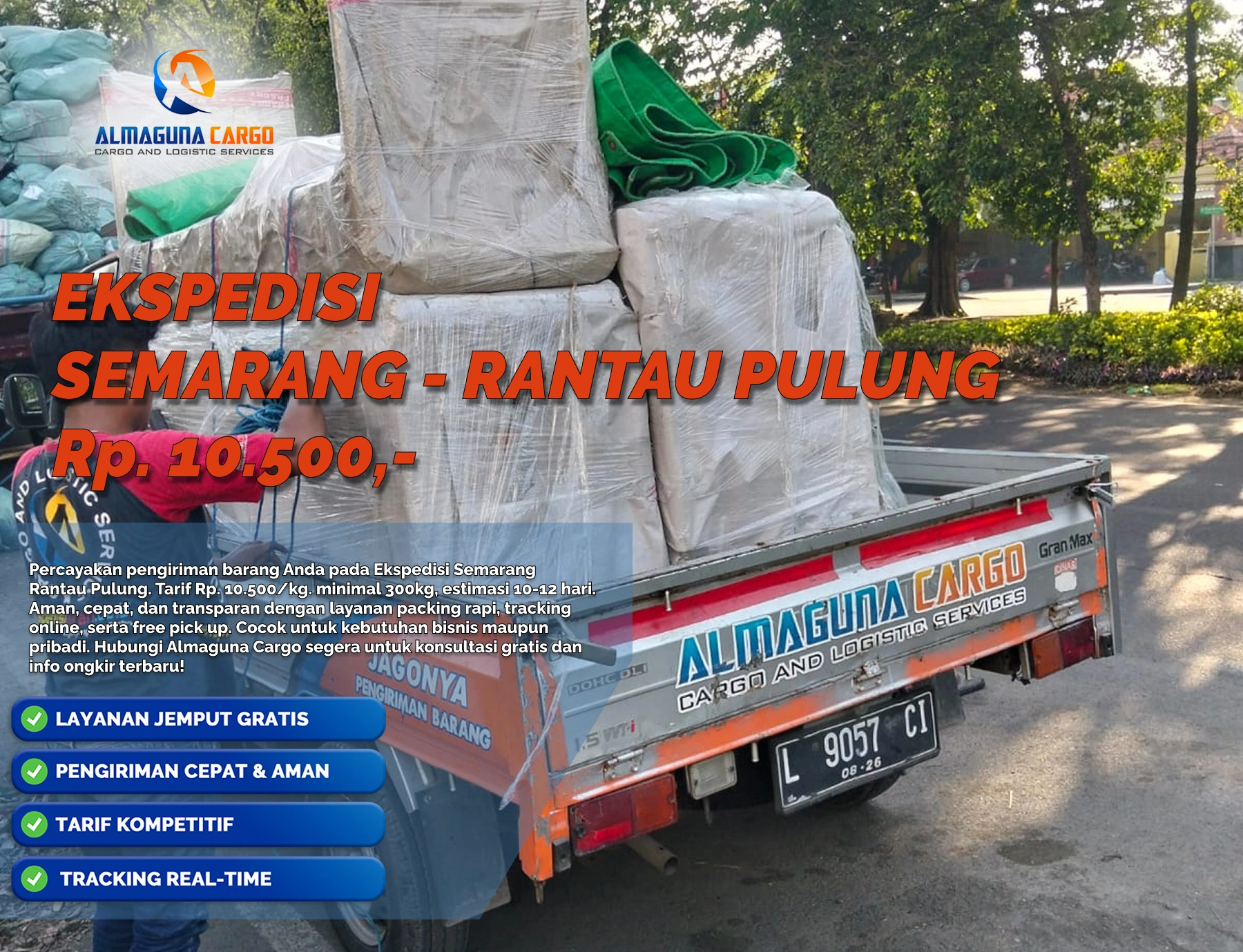 ekspedisi Semarang Rantau Pulung layanan cargo pengiriman barang ke Kutai Timur