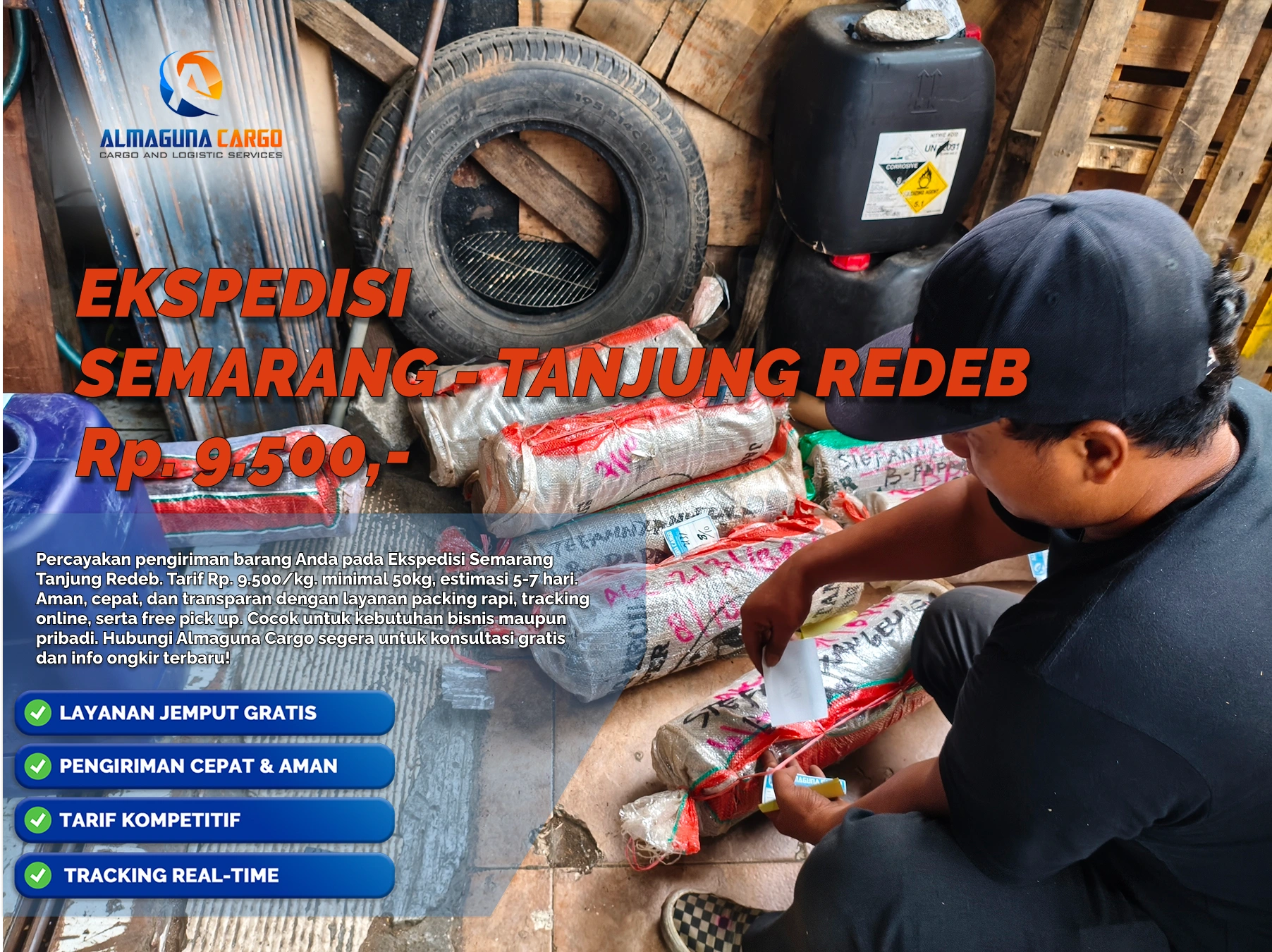 ekspedisi semarang tanjung redeb layanan cargo cepat dan aman