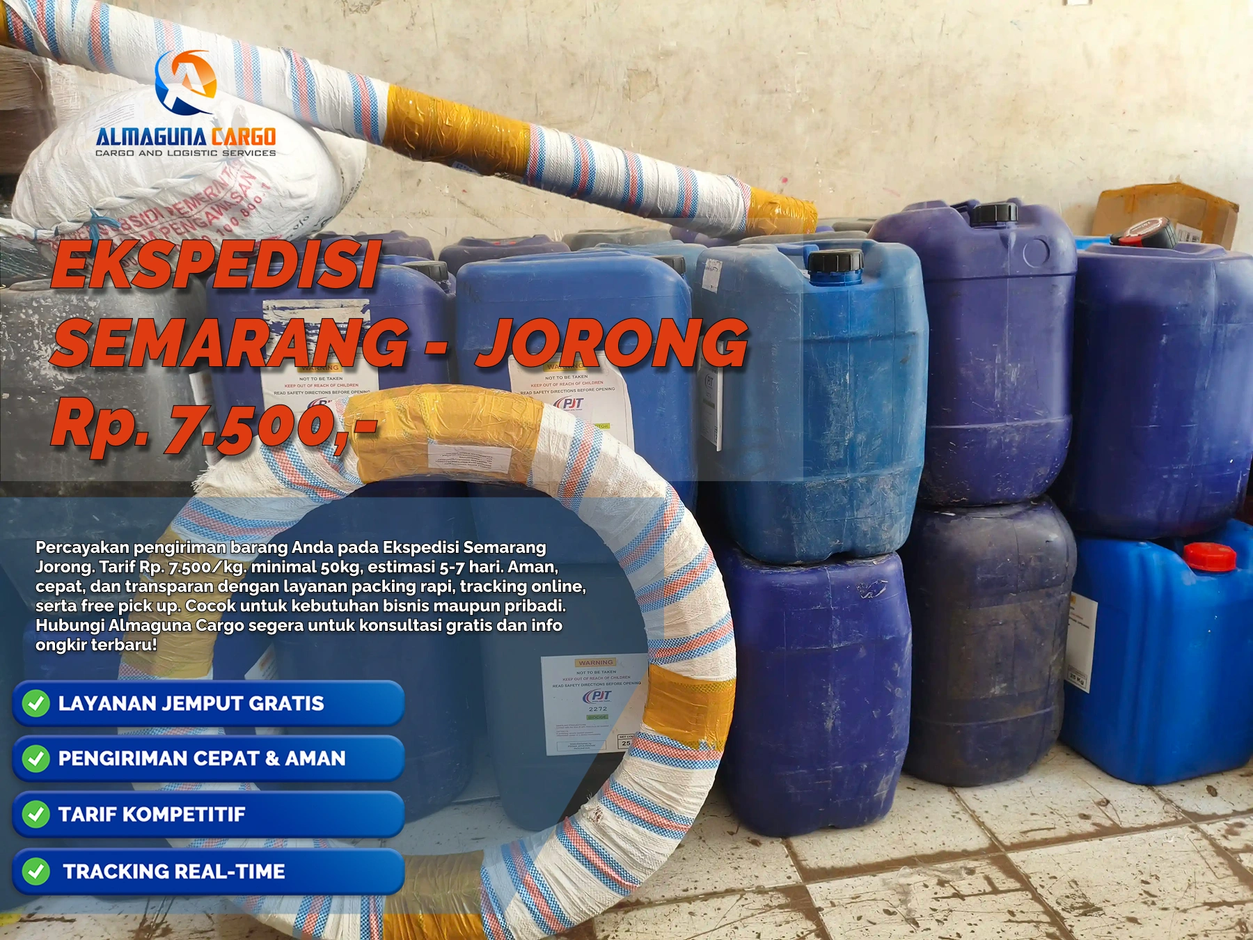 ekspedisi semarang jorong layanan cargo kirim barang aman dan praktis