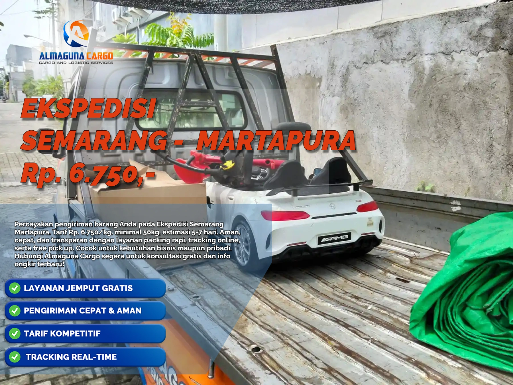 ekspedisi semarang martapura terbaik 2026