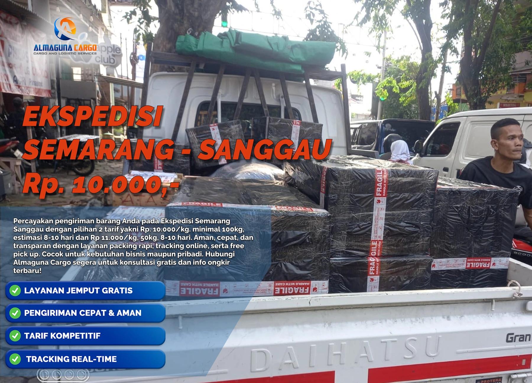ekspedisi semarang sanggau terbaik 2026