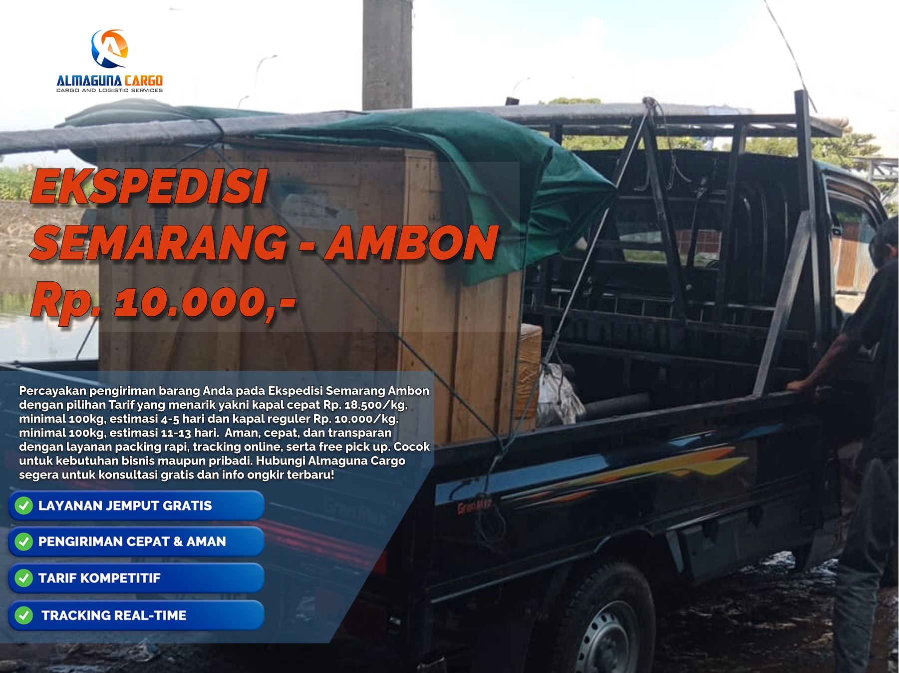 ekspedisi semarang ambon terbaik 2026