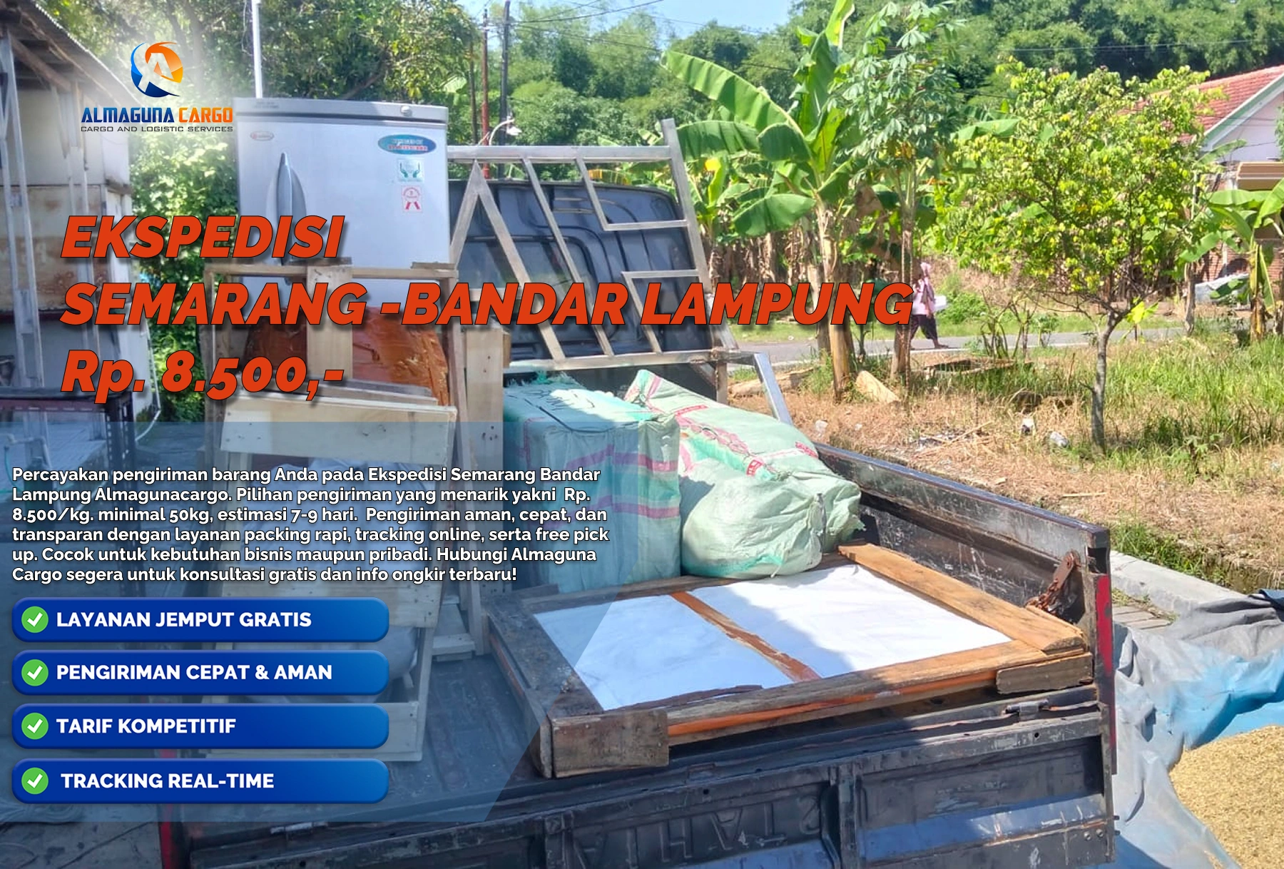 ekspedisi semarang bandar lampung