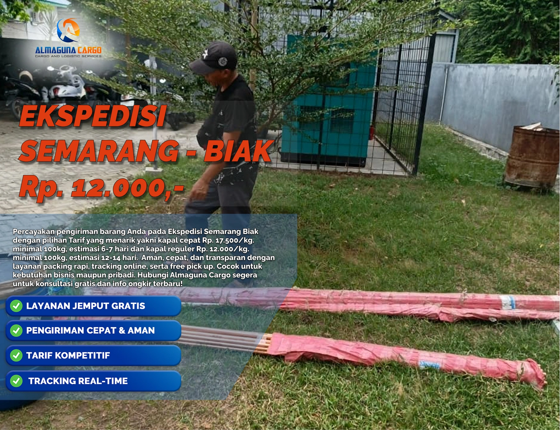 ekspedisi semarang biak terbaik 2026