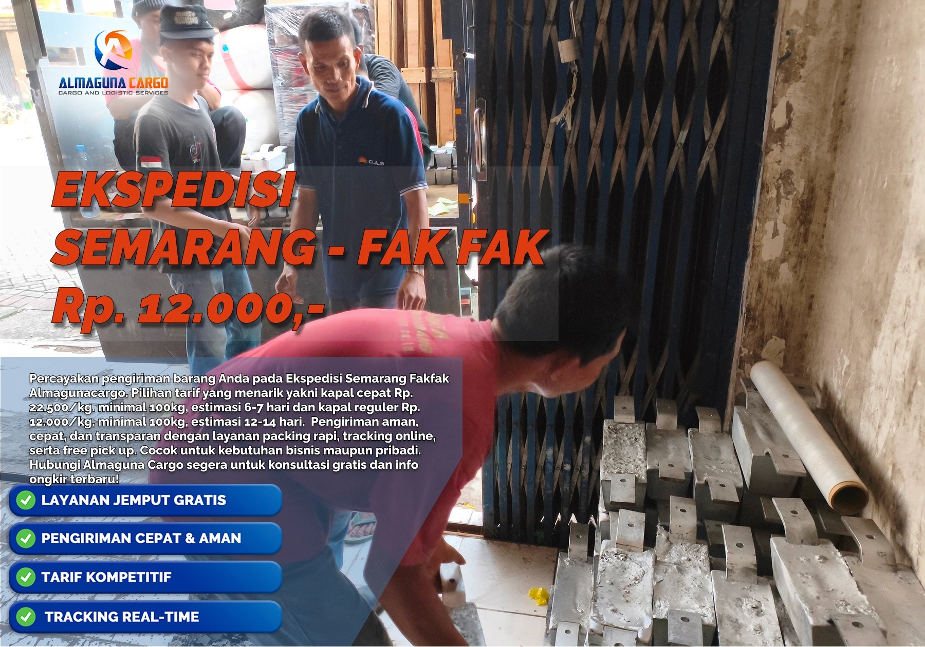 ekspedisi semarang fak fak terupdate 2026