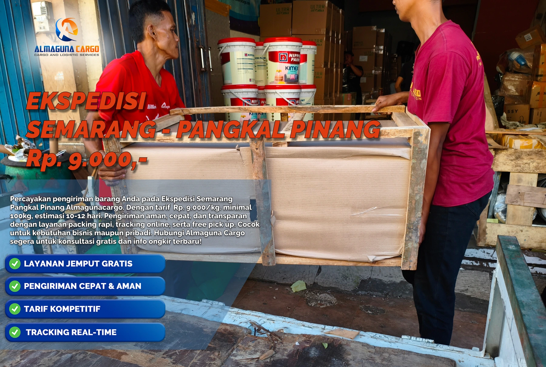 ekspedisi semarang pangkal pinang terbaik 2026