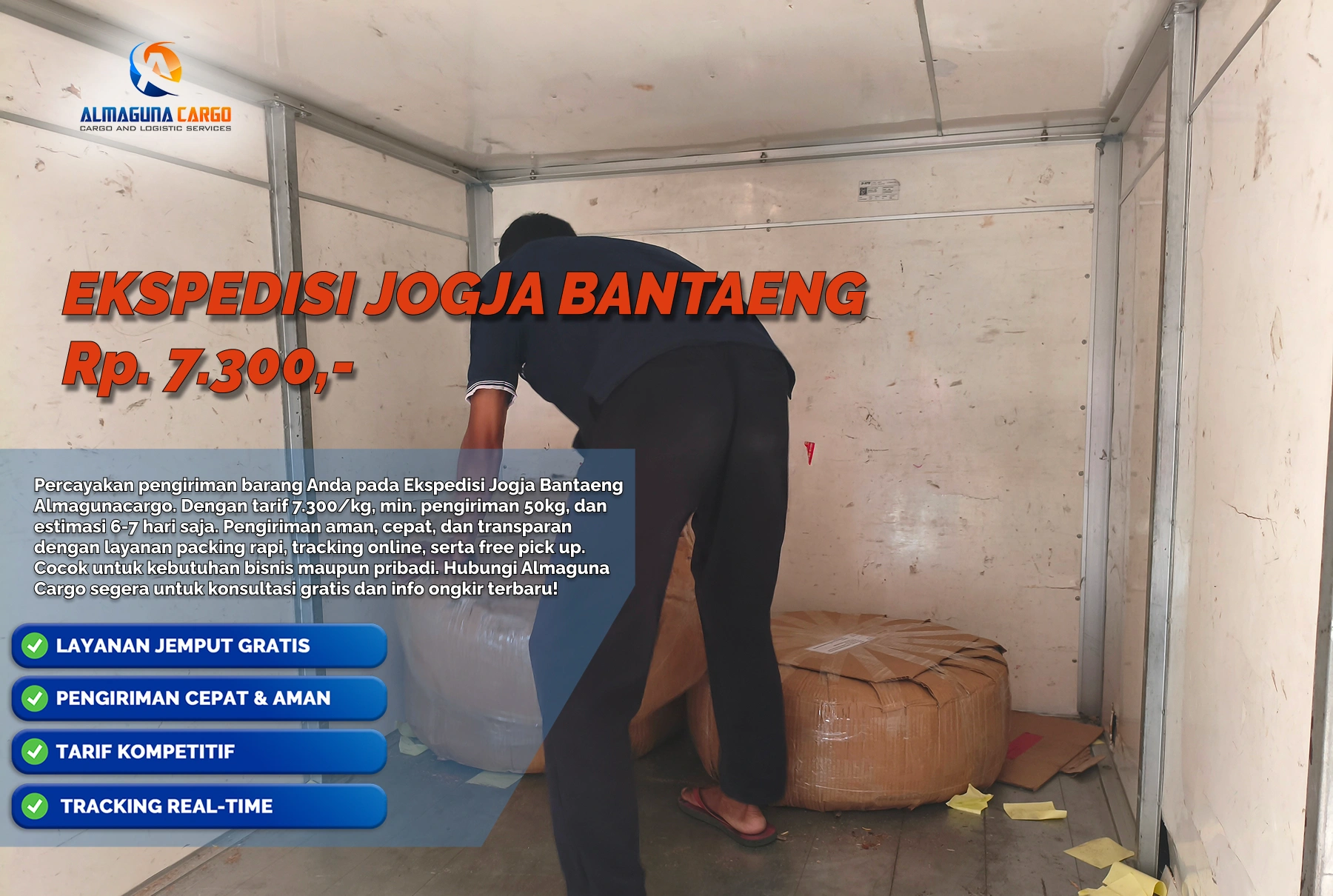 ekspedisi jogja bantaeng teraman 100%