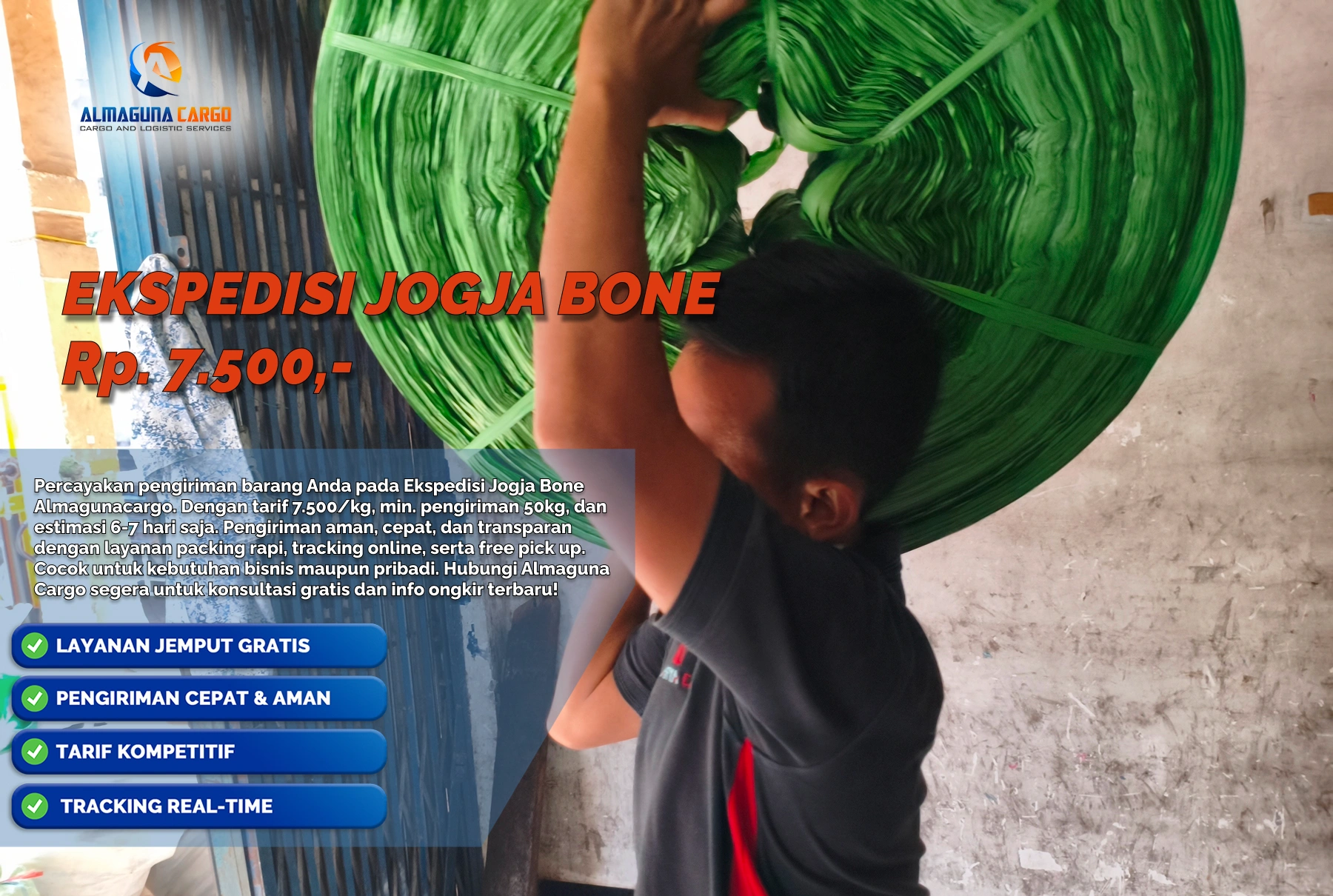 ekspedisi jogja bone termurah 2026