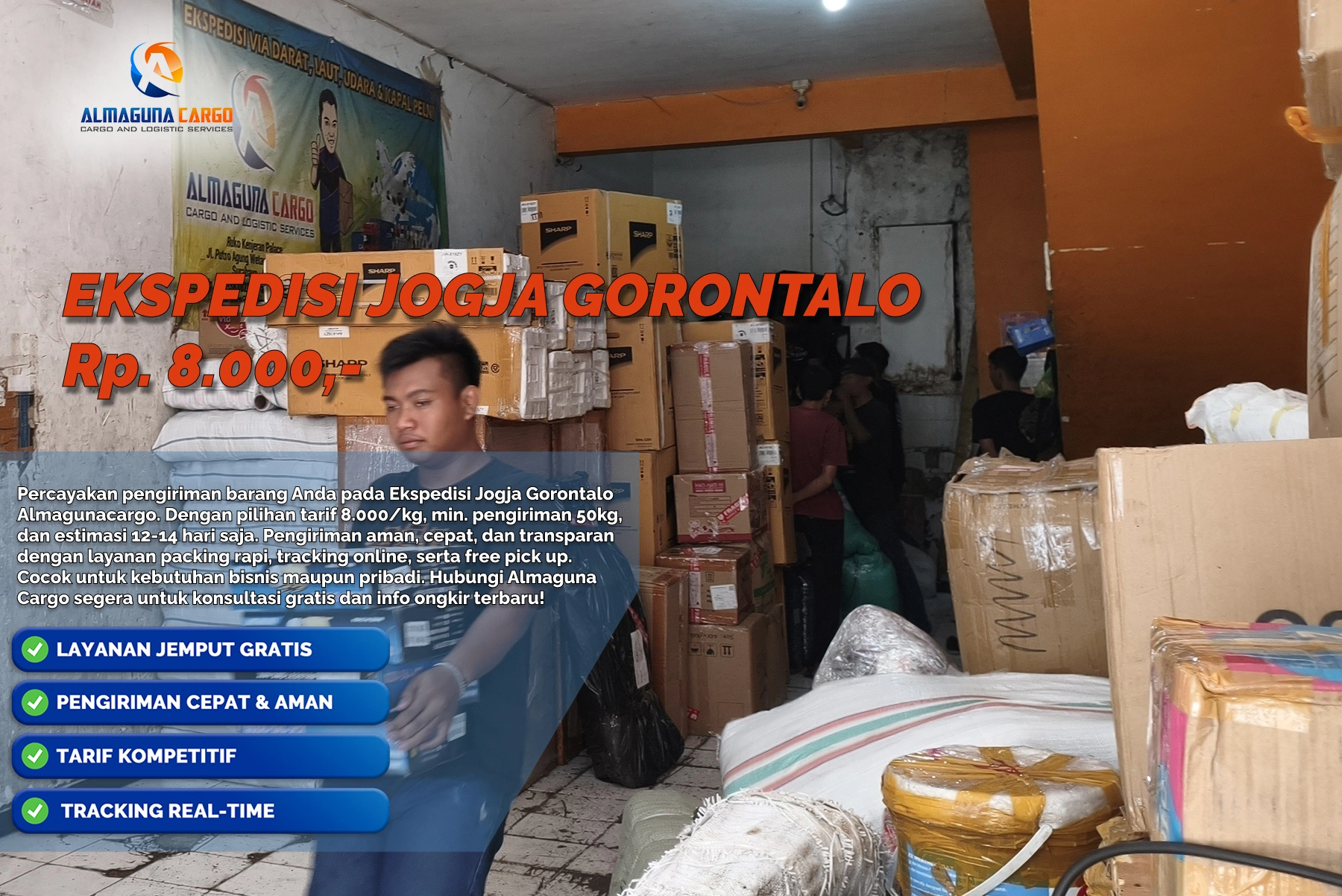 ekspedisi jogja gorontalo super terpercaya