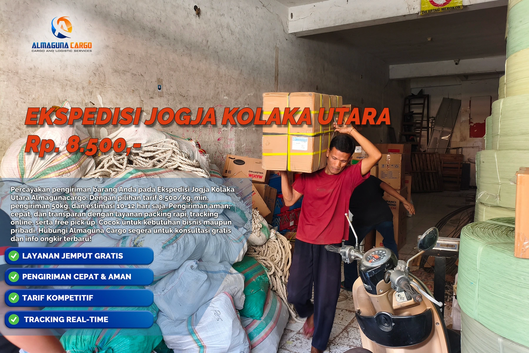 ekspedisi jogja kolaka utara