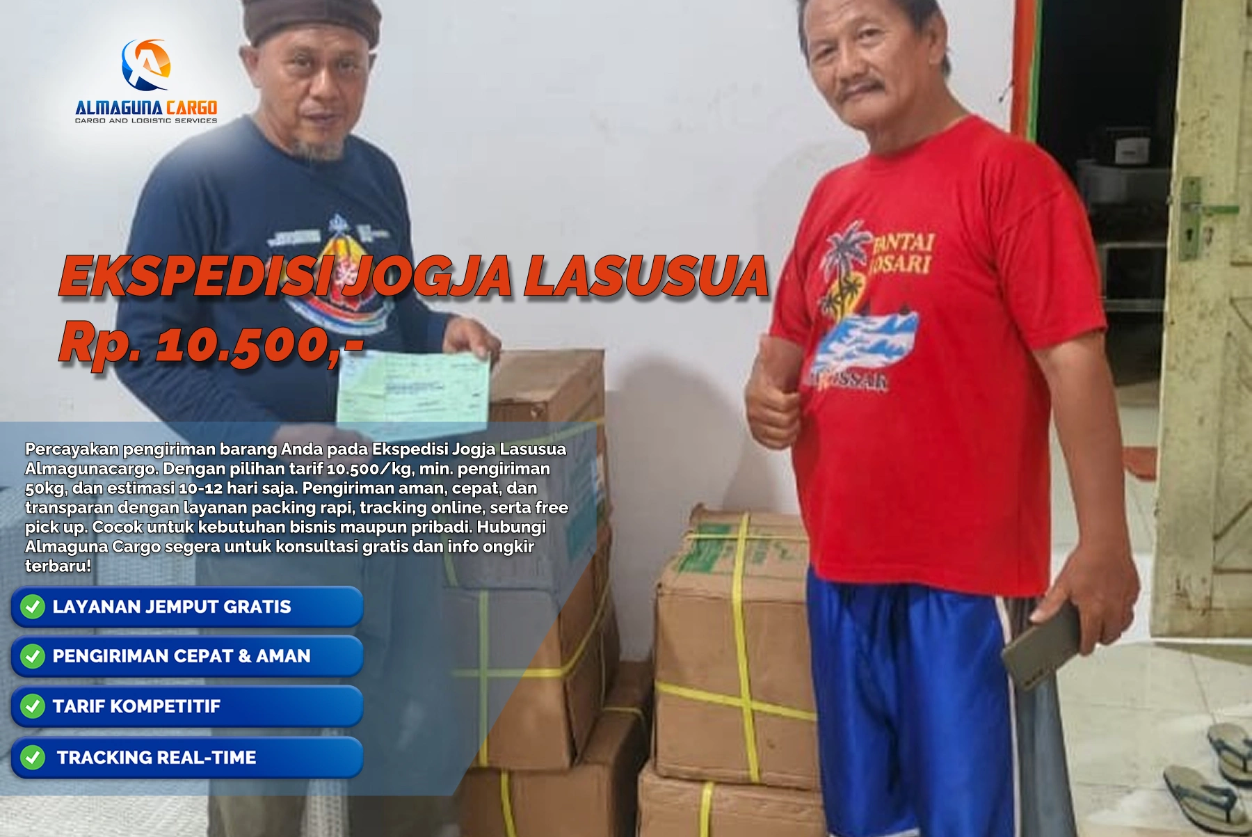 ekspedisi jogja lasusua super murah aman terpercaya 2026