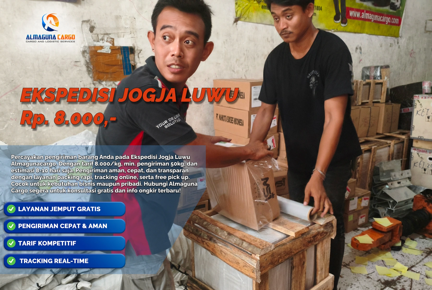 ekspedisi jogja luwu terbaik 2026