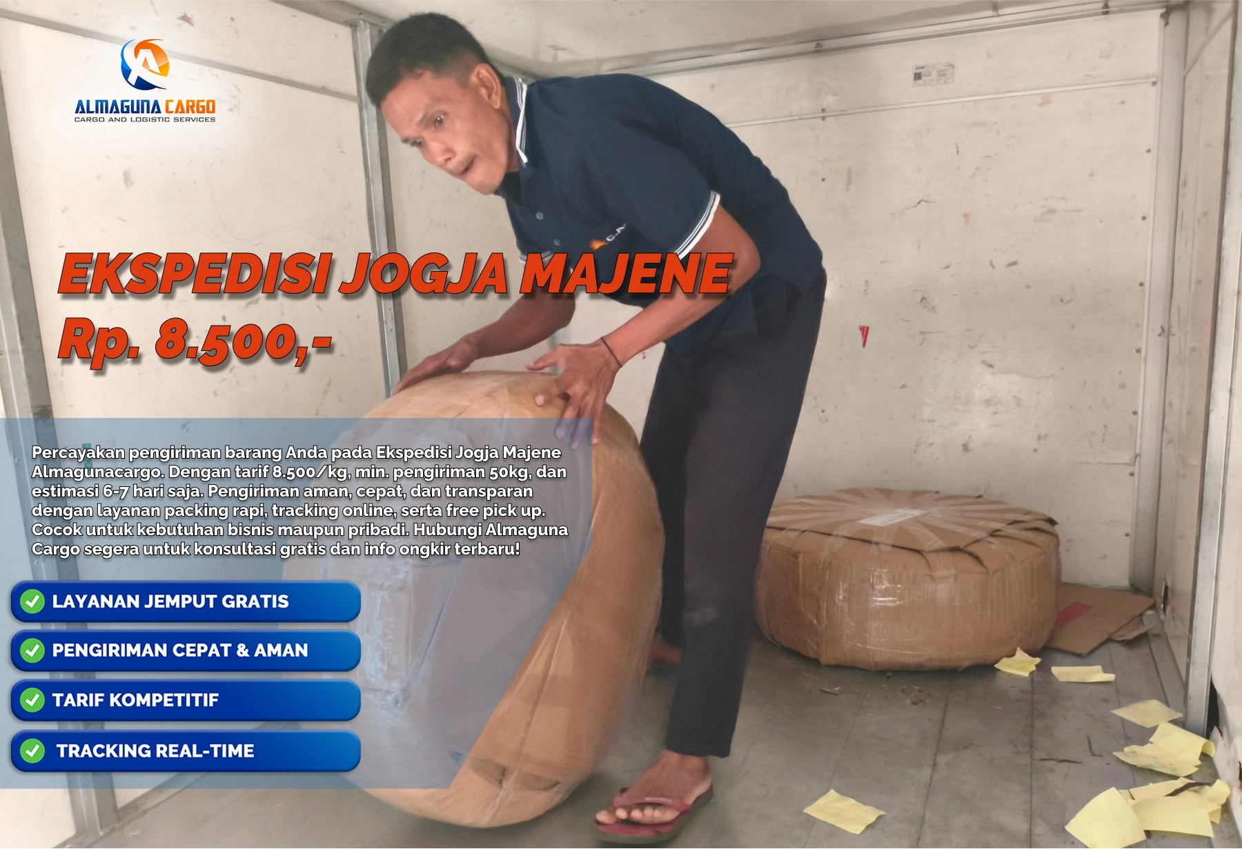 ekspedisi jogja majene termurah no.1 