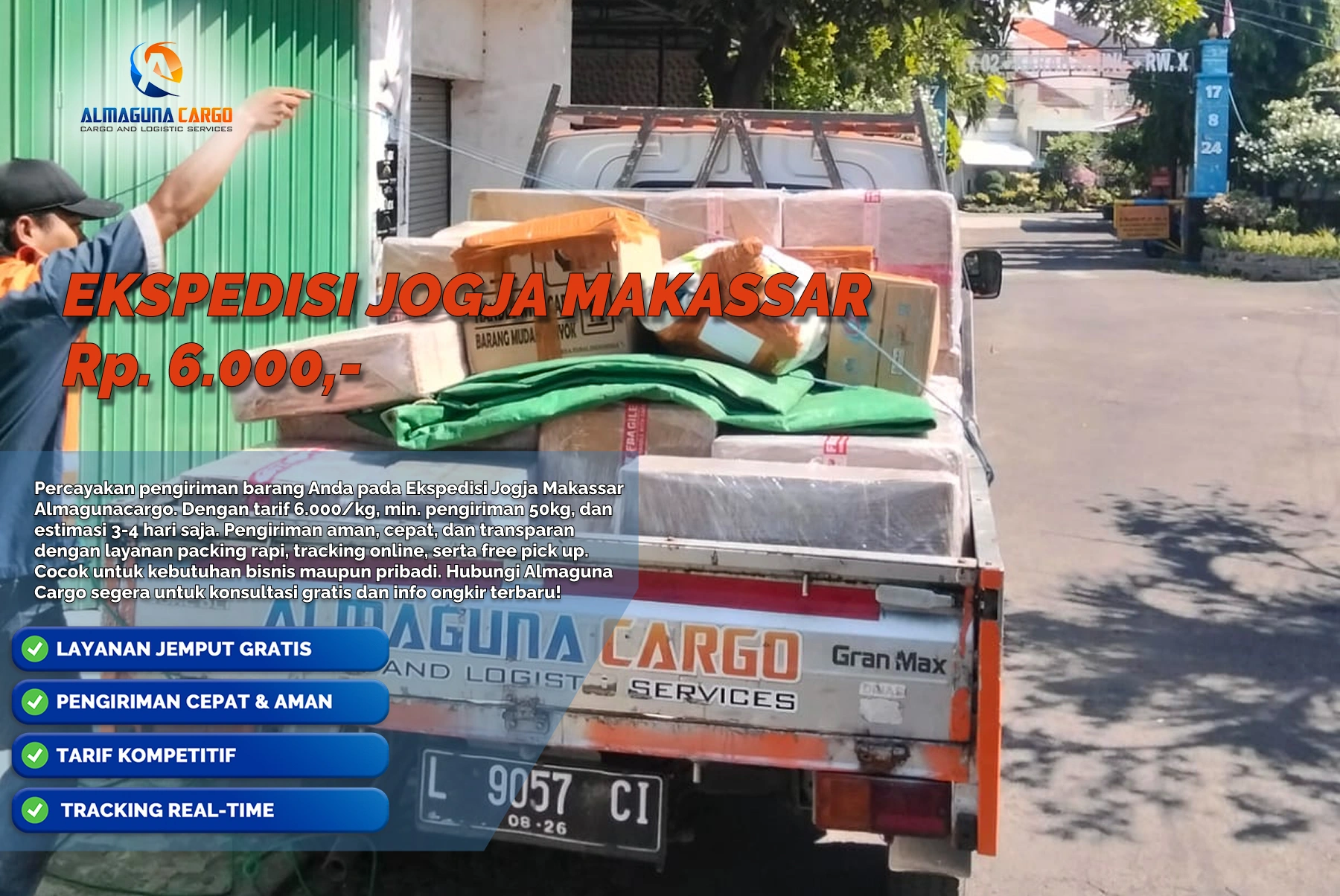 ekspedisi jogja makassar termurah 2026