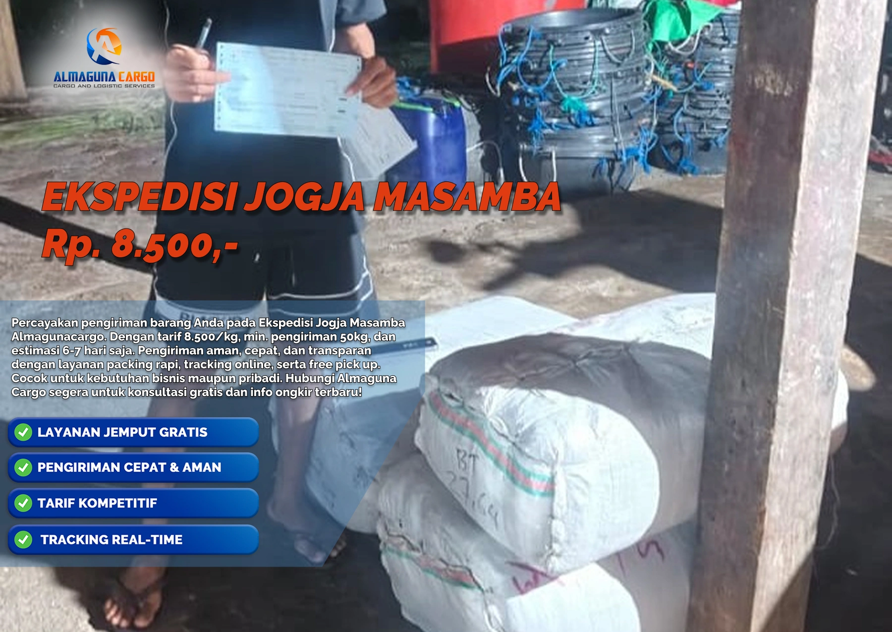 ekspedisi jogja masamba palng fleksibel min pengiriman 2026