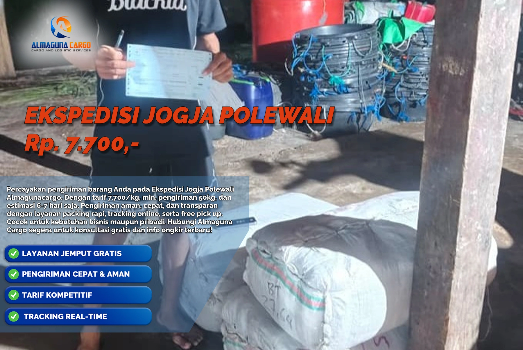ekspedisi jogja polewali termurah no.1