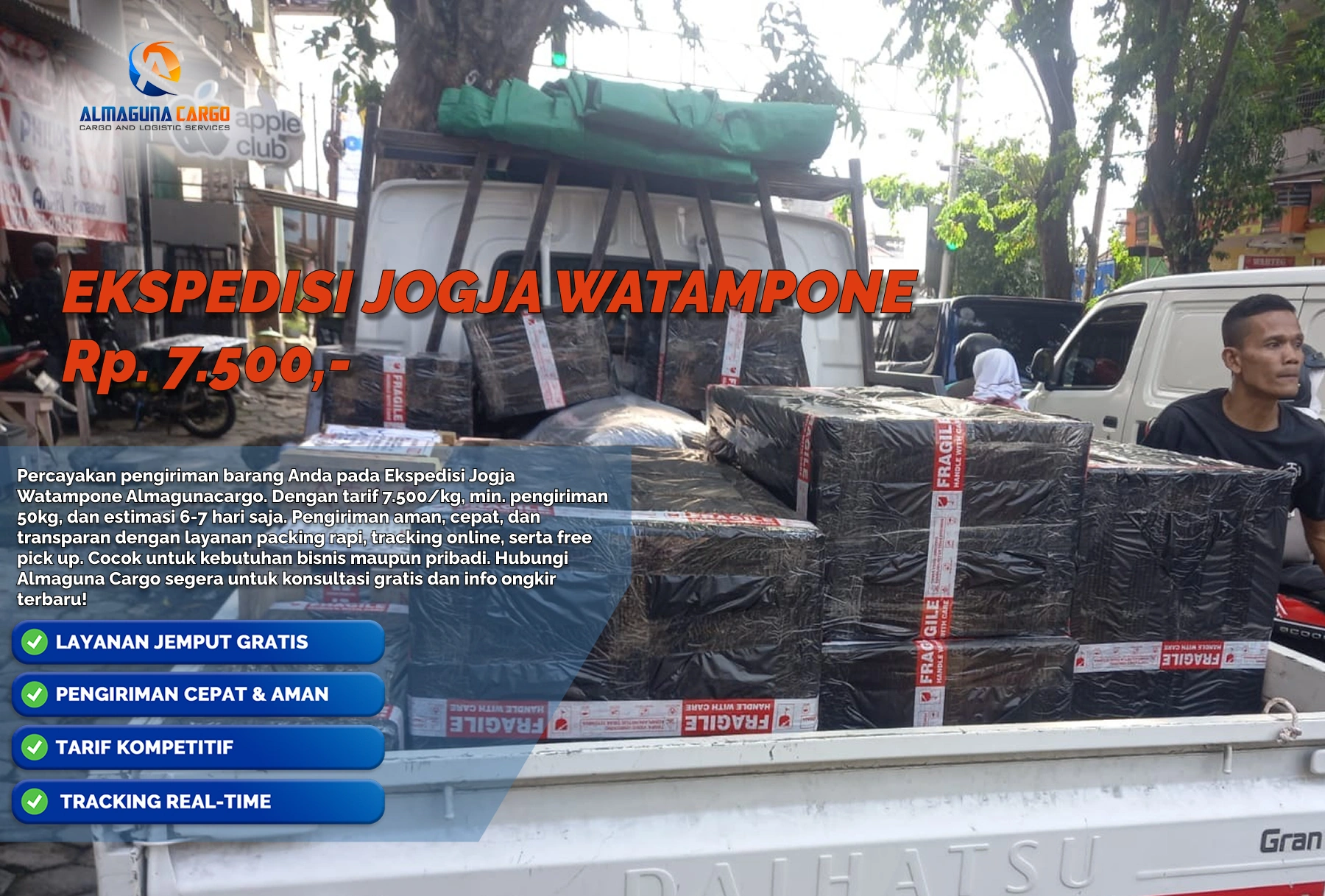 ekspedisi jogja watampone termurah 2026