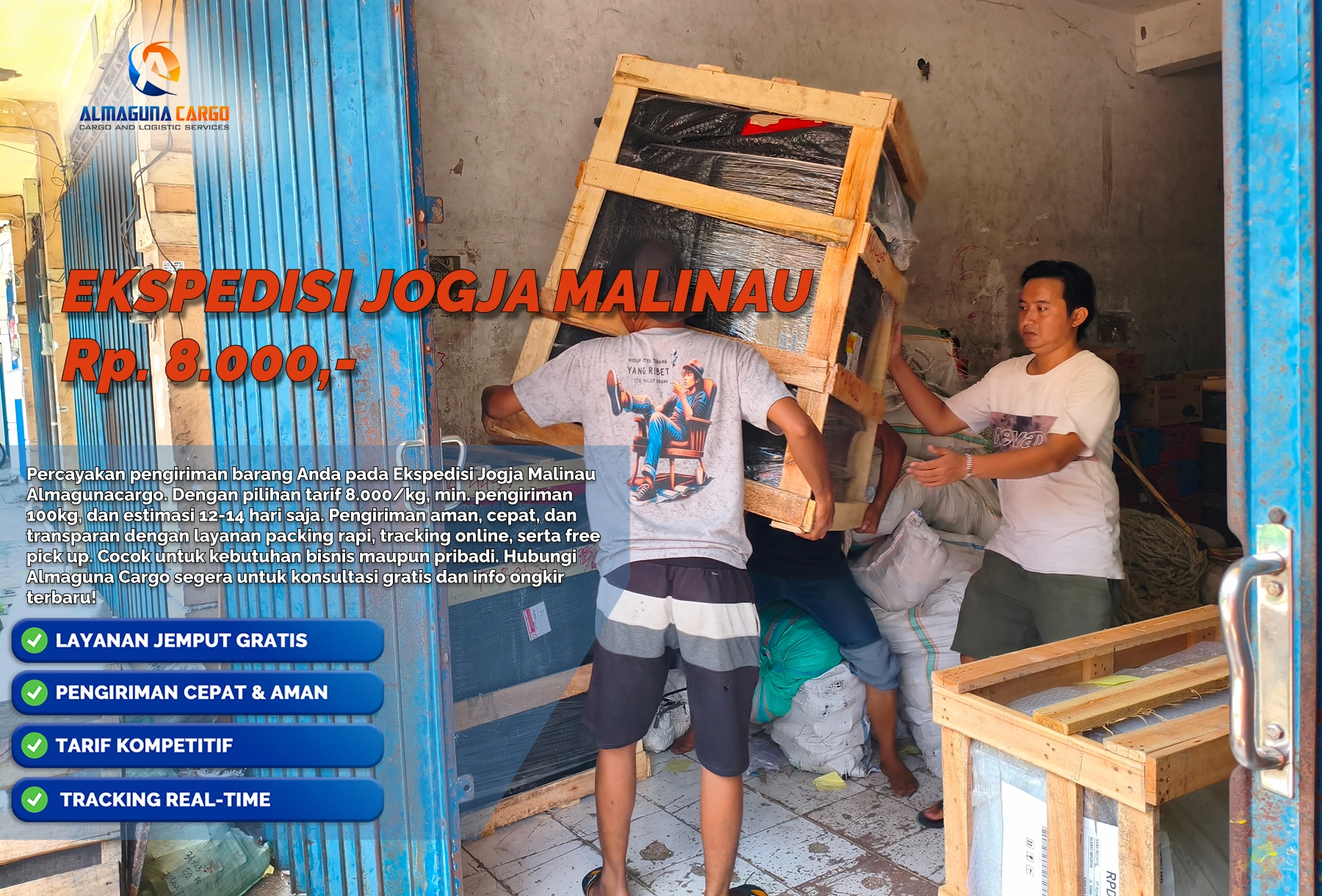 Ekspedisi Jogja Malinau untuk pengiriman barang ke Kalimantan Utara