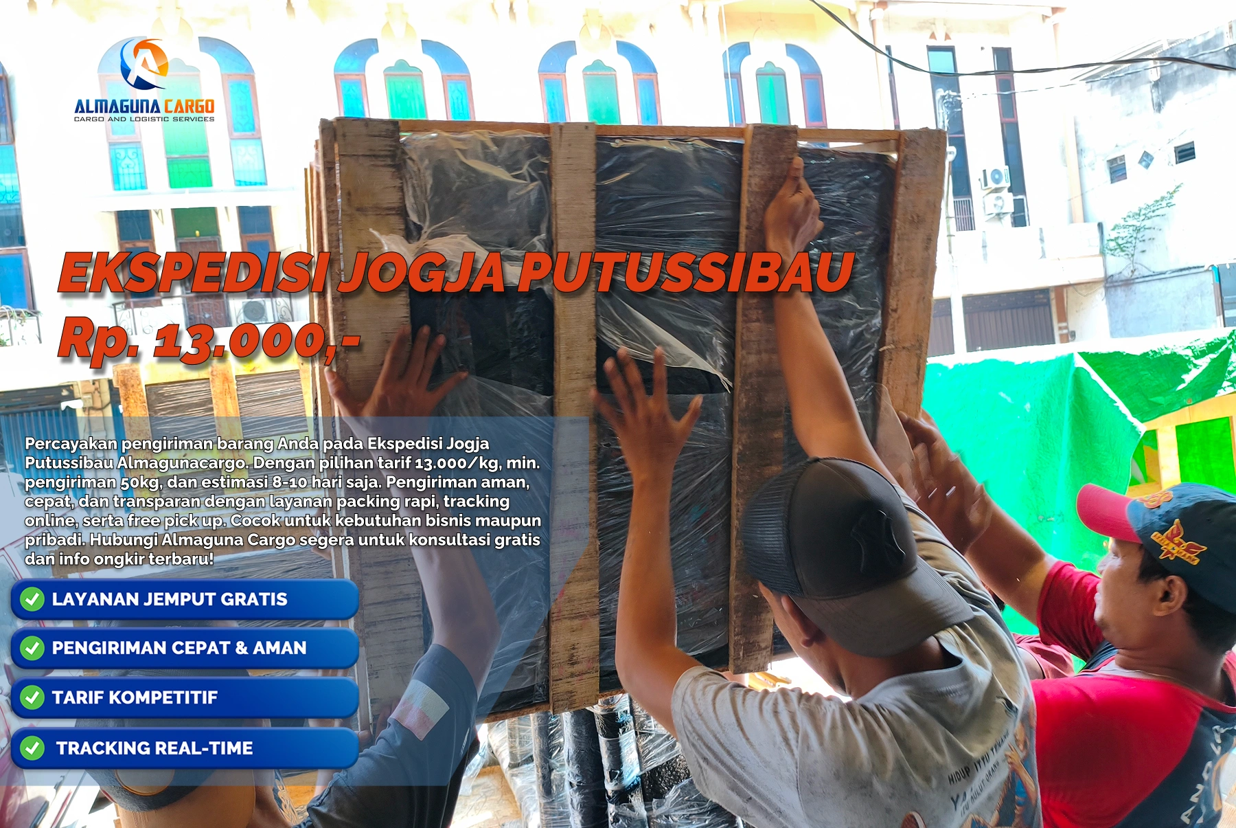 Ekspedisi Jogja Putussibau Almaguna Cargo
