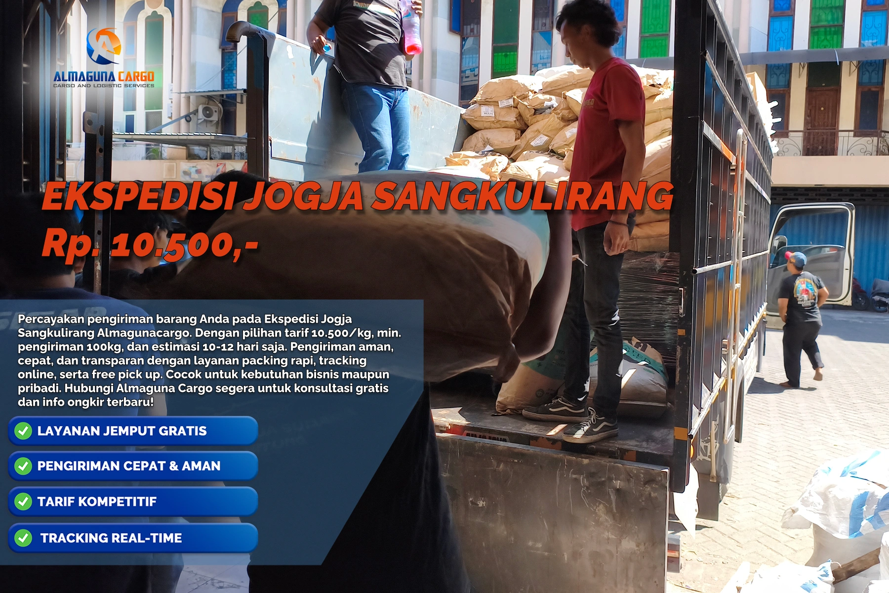 Ekspedisi Jogja Sangkulirang untuk pengiriman barang dan cargo ke Kalimantan Timur