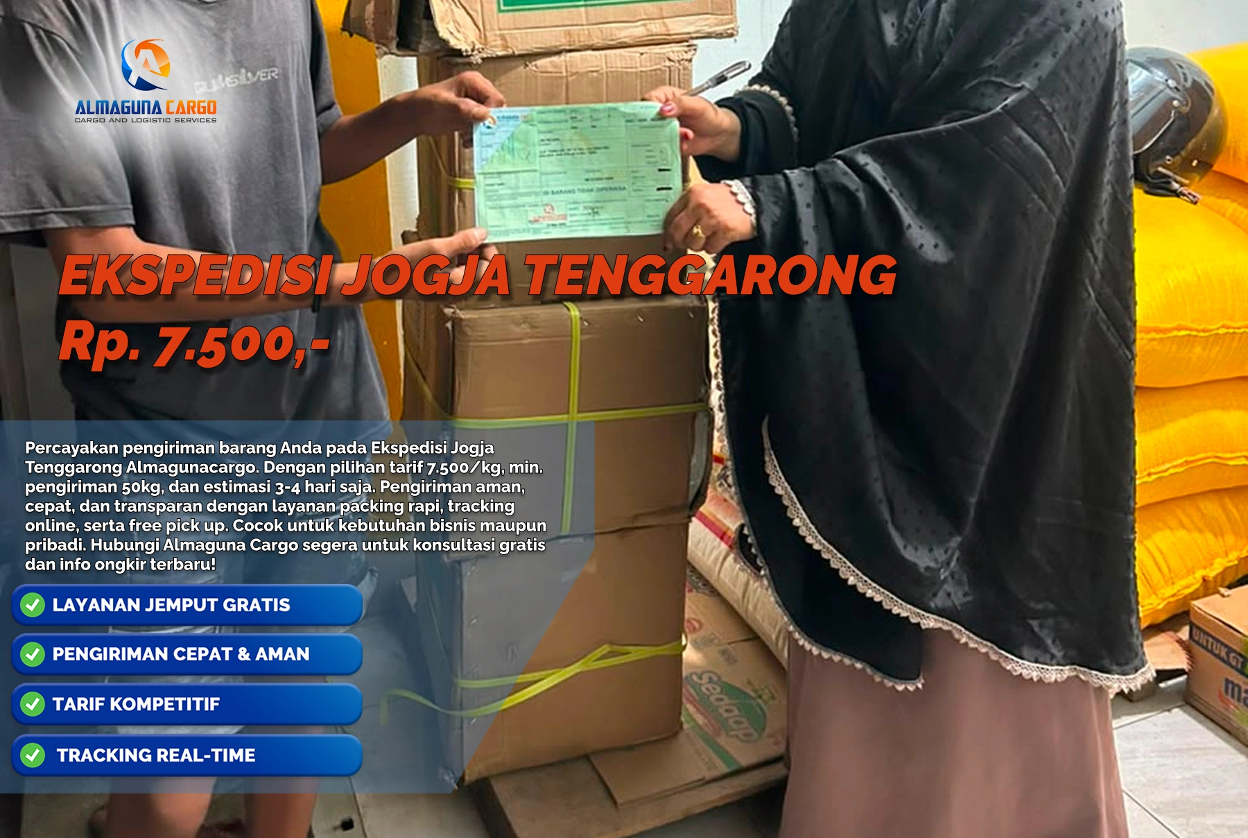 Ekspedisi Jogja Tenggarong Makharya Cargo untuk pengiriman barang besar dan cargo antarpulau