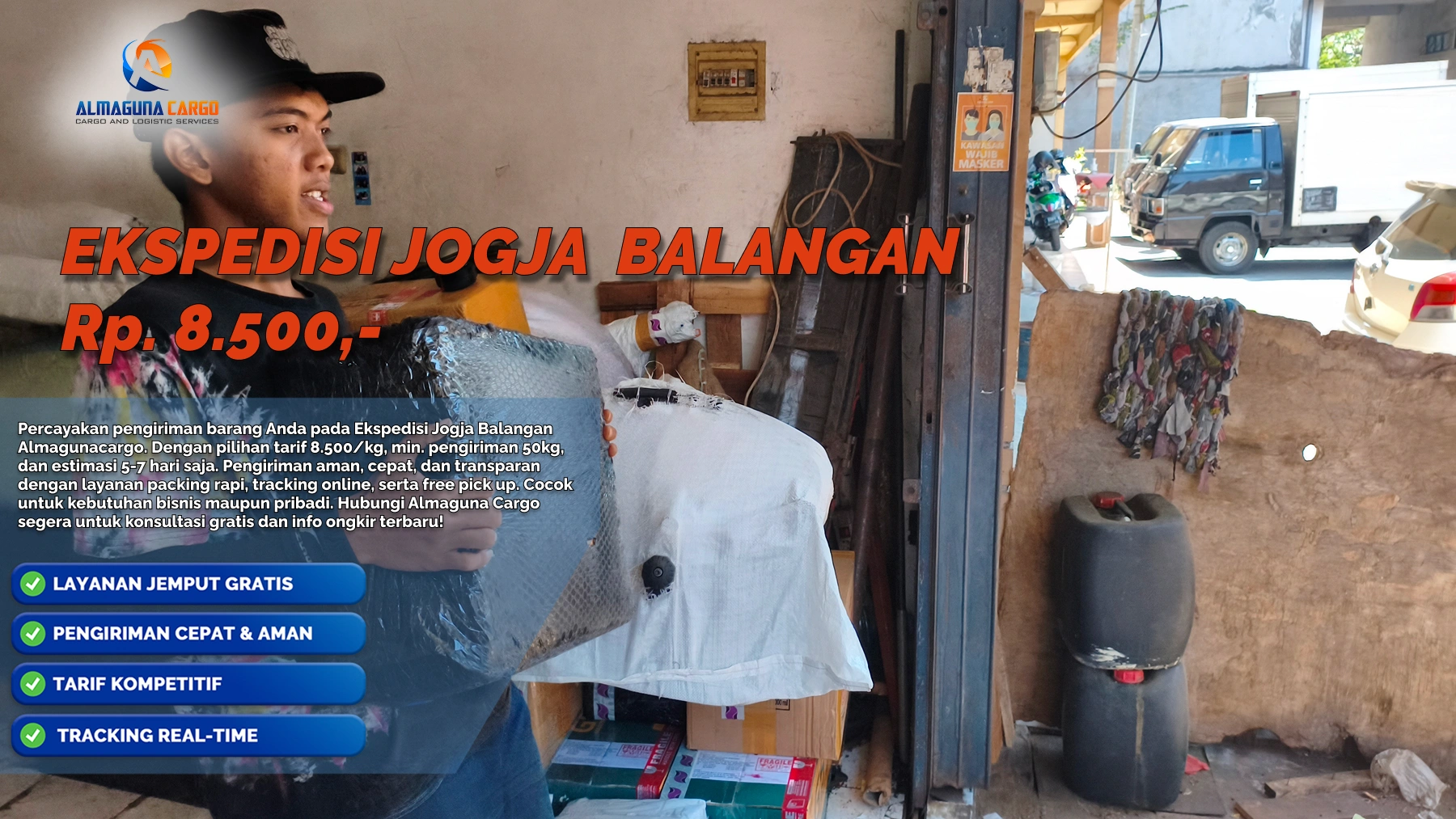 Ekspedisi Jogja Balangan untuk pengiriman barang antarpulau