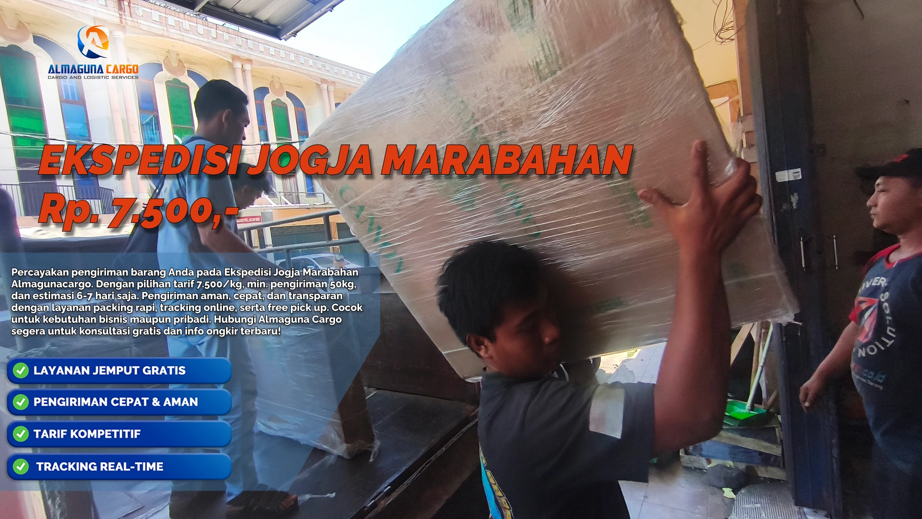 Ekspedisi Jogja Marabahan untuk pengiriman barang ke Kalimantan Selatan