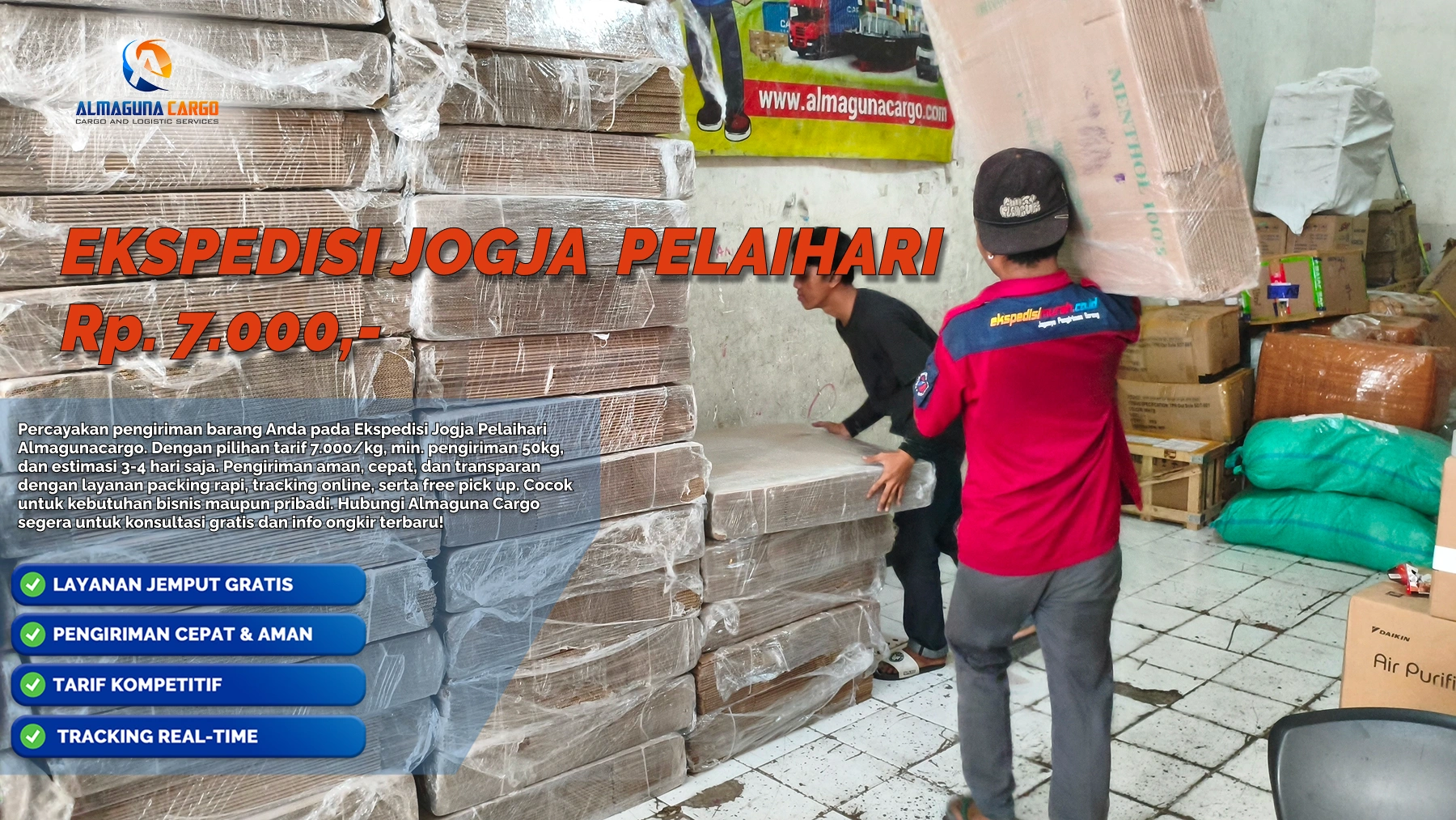 Ekspedisi Jogja Pelaihari Almaguna Cargo
